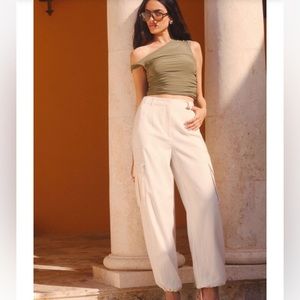 Dynamite cream coloured cargo pants - BRAND NEW